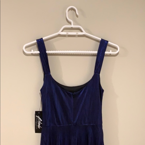 🆕 Blue Blush “Ozzy” Shiny Cocktail Dress - Women’s Size Small - Picture 5 of 6